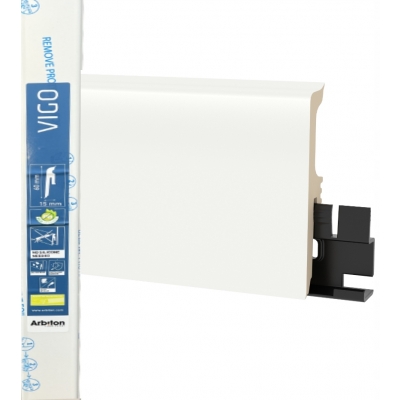 Listwa przypodłogowa biała Arbiton Vigo 60 1,5x6x220cm